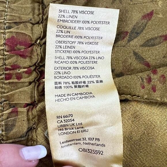 NWT Anthropologie Boho Drawstring Shorts - Picture 7 of 11
